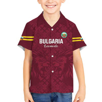 Custom Bulgaria Football Hawaiian Shirt Go Lavovete Bulgarian Pattern