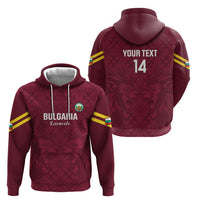 Custom Bulgaria Football Hoodie Go Lavovete Bulgarian Pattern