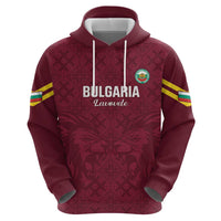 Custom Bulgaria Football Hoodie Go Lavovete Bulgarian Pattern