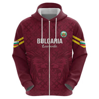 Custom Bulgaria Football Hoodie Go Lavovete Bulgarian Pattern