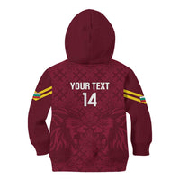 Custom Bulgaria Football Kid Hoodie Go Lavovete Bulgarian Pattern