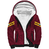 Custom Bulgaria Football Sherpa Hoodie Go Lavovete Bulgarian Pattern