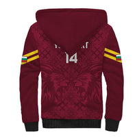 Custom Bulgaria Football Sherpa Hoodie Go Lavovete Bulgarian Pattern