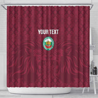 Custom Bulgaria Football Shower Curtain Go Lavovete Bulgarian Pattern