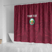 Custom Bulgaria Football Shower Curtain Go Lavovete Bulgarian Pattern