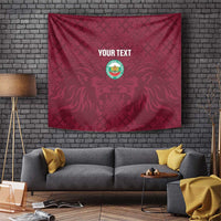 Custom Bulgaria Football Tapestry Go Lavovete Bulgarian Pattern