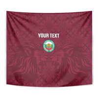Custom Bulgaria Football Tapestry Go Lavovete Bulgarian Pattern
