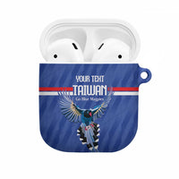 Custom Taiwan Football 2026 AirPods Case Come On Blue Magpies