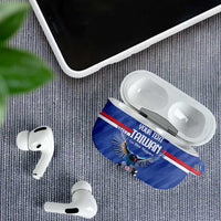 Custom Taiwan Football 2026 AirPods Case Come On Blue Magpies