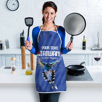 Custom Taiwan Football 2026 Apron Come On Blue Magpies