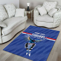 Custom Taiwan Football 2026 Area Rug Come On Blue Magpies