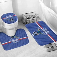 Custom Taiwan Football 2026 Bathroom Set Come On Blue Magpies