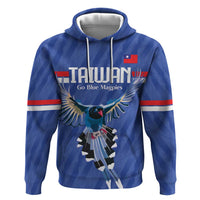 Custom Taiwan Football 2026 Hoodie Come On Blue Magpies