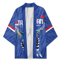 Custom Taiwan Football 2026 Kimono Come On Blue Magpies