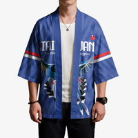 Custom Taiwan Football 2026 Kimono Come On Blue Magpies
