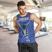 Custom Taiwan Football 2026 Men Tank Top Come On Blue Magpies