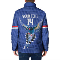 Custom Taiwan Football 2026 Padded Jacket Come On Blue Magpies