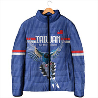 Custom Taiwan Football 2026 Padded Jacket Come On Blue Magpies