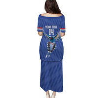 Custom Taiwan Football 2026 Puletasi Come On Blue Magpies