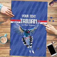 Custom Taiwan Football 2026 Puzzle Come On Blue Magpies