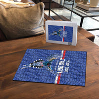 Custom Taiwan Football 2026 Puzzle Come On Blue Magpies