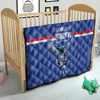 Custom Taiwan Football 2026 Quilt Come On Blue Magpies