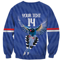 Custom Taiwan Football 2026 Sweatshirt Come On Blue Magpies