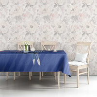 Custom Taiwan Football 2026 Tablecloth Come On Blue Magpies