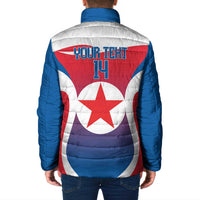 Custom North Korea Football 2026 Padded Jacket Come On Eastern Azaleas