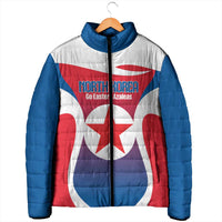 Custom North Korea Football 2026 Padded Jacket Come On Eastern Azaleas