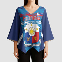 Custom Philippines Football 2026 Kimono Sleeve Blouse Come On Filipinas