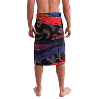 Personalised Philippines Sun Tattoo Lavalava Feathers Filipinas Grunge Style Black