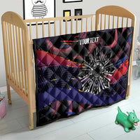 Personalised Philippines Sun Tattoo Quilt Feathers Filipinas Grunge Style Black