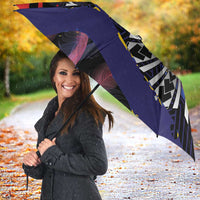 Personalised Philippines Sun Tattoo Umbrella Feathers Filipinas Grunge Style Black