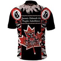 Canada National Aboriginal Day Polo Shirt Canadian Indigenous Haida - Wonder Print Shop