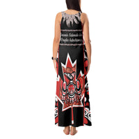 Canada National Aboriginal Day Tank Maxi Dress Canadian Indigenous Haida - Wonder Print Shop