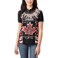 Canada National Aboriginal Day Women Polo Shirt Canadian Indigenous Haida - Wonder Print Shop