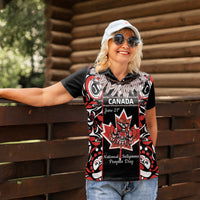 Canada National Aboriginal Day Women Polo Shirt Canadian Indigenous Haida - Wonder Print Shop