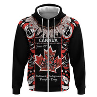 Canada National Aboriginal Day Zip Hoodie Canadian Indigenous Haida - Wonder Print Shop