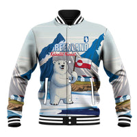 Greenland Baseball Jacket Kalaallit Nunaat Polar Bear