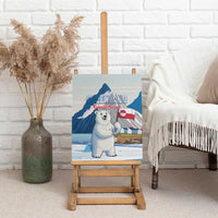 Greenland Canvas Wall Art Kalaallit Nunaat Polar Bear