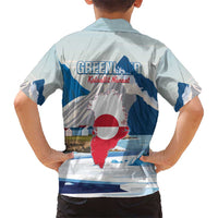 Greenland Kid Hawaiian Shirt Kalaallit Nunaat Polar Bear