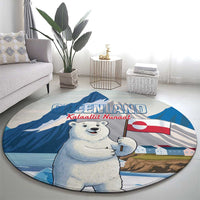 Greenland Round Carpet Kalaallit Nunaat Polar Bear
