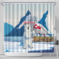 Greenland Shower Curtain Kalaallit Nunaat Polar Bear