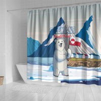 Greenland Shower Curtain Kalaallit Nunaat Polar Bear