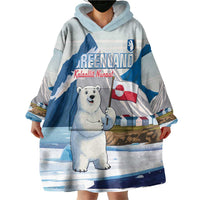 Greenland Wearable Blanket Hoodie Kalaallit Nunaat Polar Bear