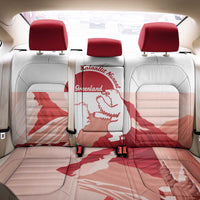 Kalaallit Nunaat Greenland Back Car Seat Cover Coat Of Arms Flag Style