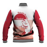 Kalaallit Nunaat Greenland Baseball Jacket Coat Of Arms Flag Style