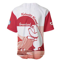Kalaallit Nunaat Greenland Baseball Jersey Coat Of Arms Flag Style