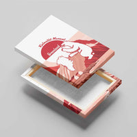 Kalaallit Nunaat Greenland Canvas Wall Art Coat Of Arms Flag Style